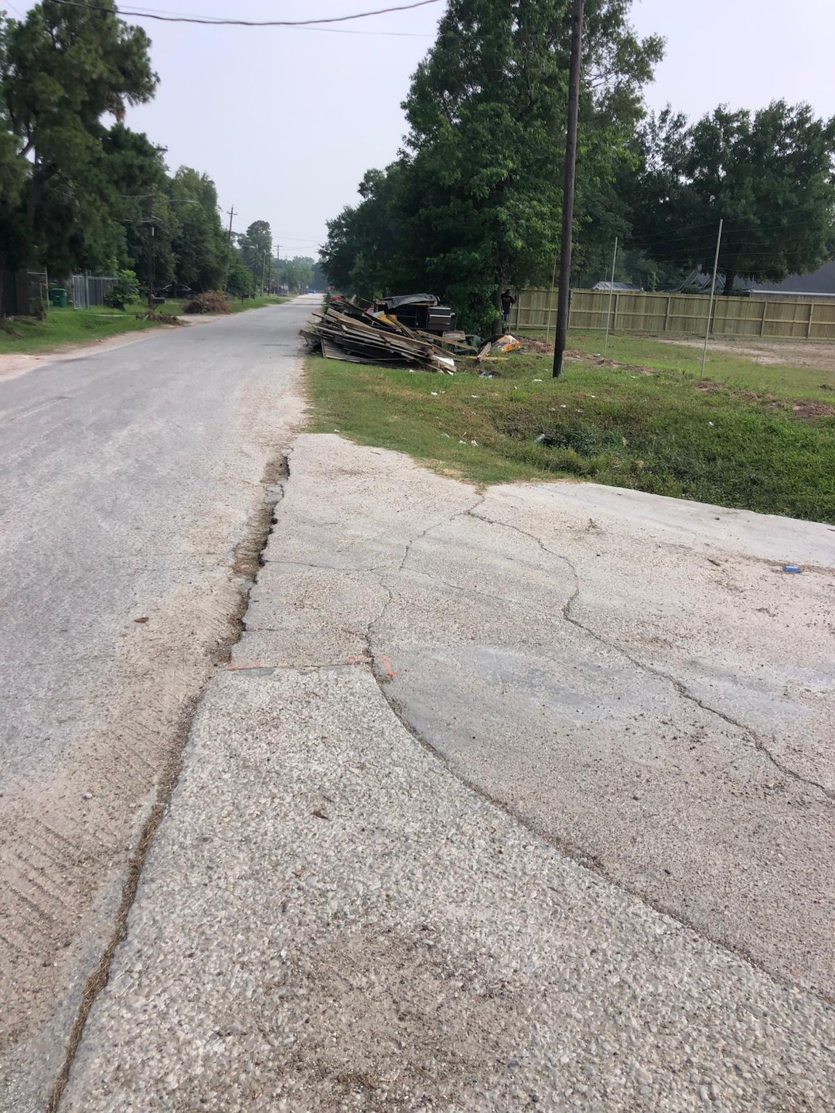 Roadway & culvert approach